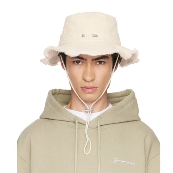 JACQUEMUS/Off-White Le Chouchou 'Le Bob Artichaut' Hat - Picture 1 of 7